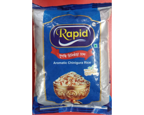 Rapid chinigura Rice  র‌্যাপিড চিনিগুড়া চাল 1 Kg
