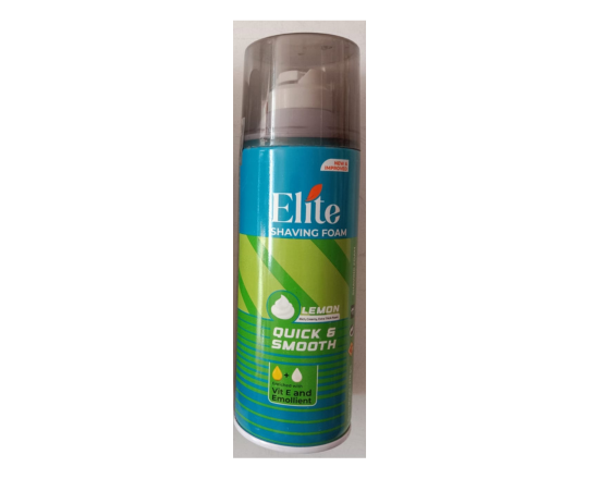 Elite Shaving Foam (Lemon) 470g, Code -