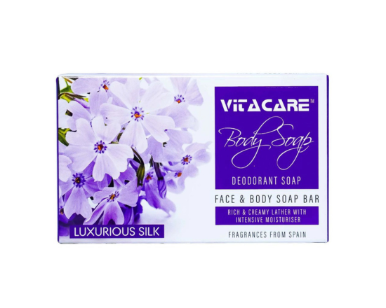 VITACARE FACE & BODY SOAP LUXURIOUS SILK 100GM