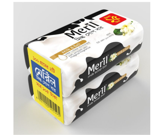 Meril Milk Soap Bar (milk & beli) combo (100g+100g)