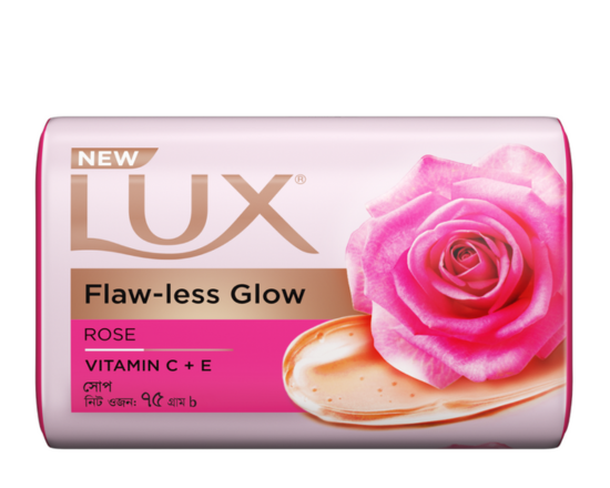Lux Soap Bar Flawless Glow  Rose  75gm