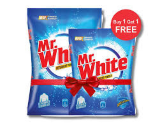 Mr. White Detergent Powder 2kg (Buy2kg