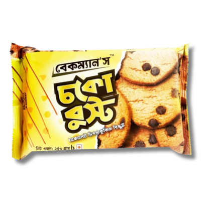 Bakeman's Choco Boost Cookies Biscuit 204gm